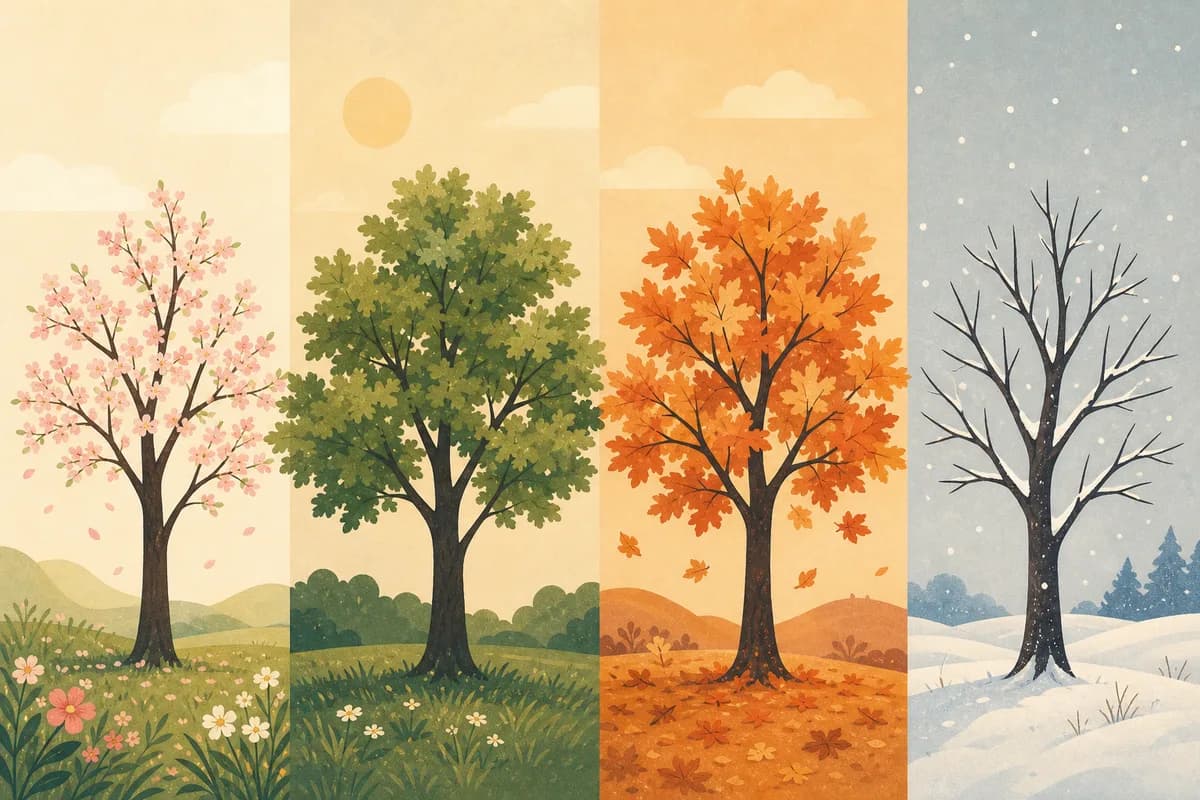 Mùa trong tiếng Anh, từ chuyện fall hay autumn tới thành ngữ đi theo mùa